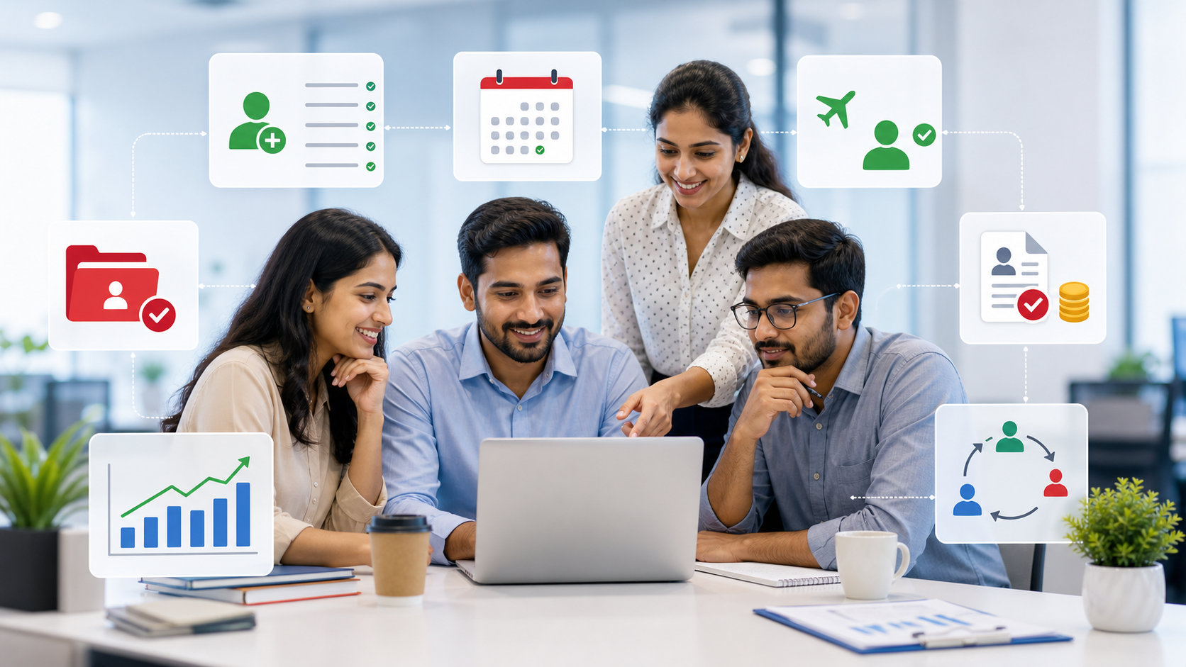 HR guide for small and medium businesses illustration